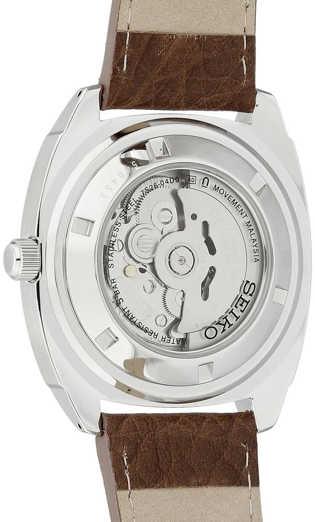 商品Seiko|SEIKO Automatic Watch for Men - Recraft Series - Brown Leather Strap, Day/Date Calendar, 50m Water Resistant,价格¥1539,第2张图片详细描述