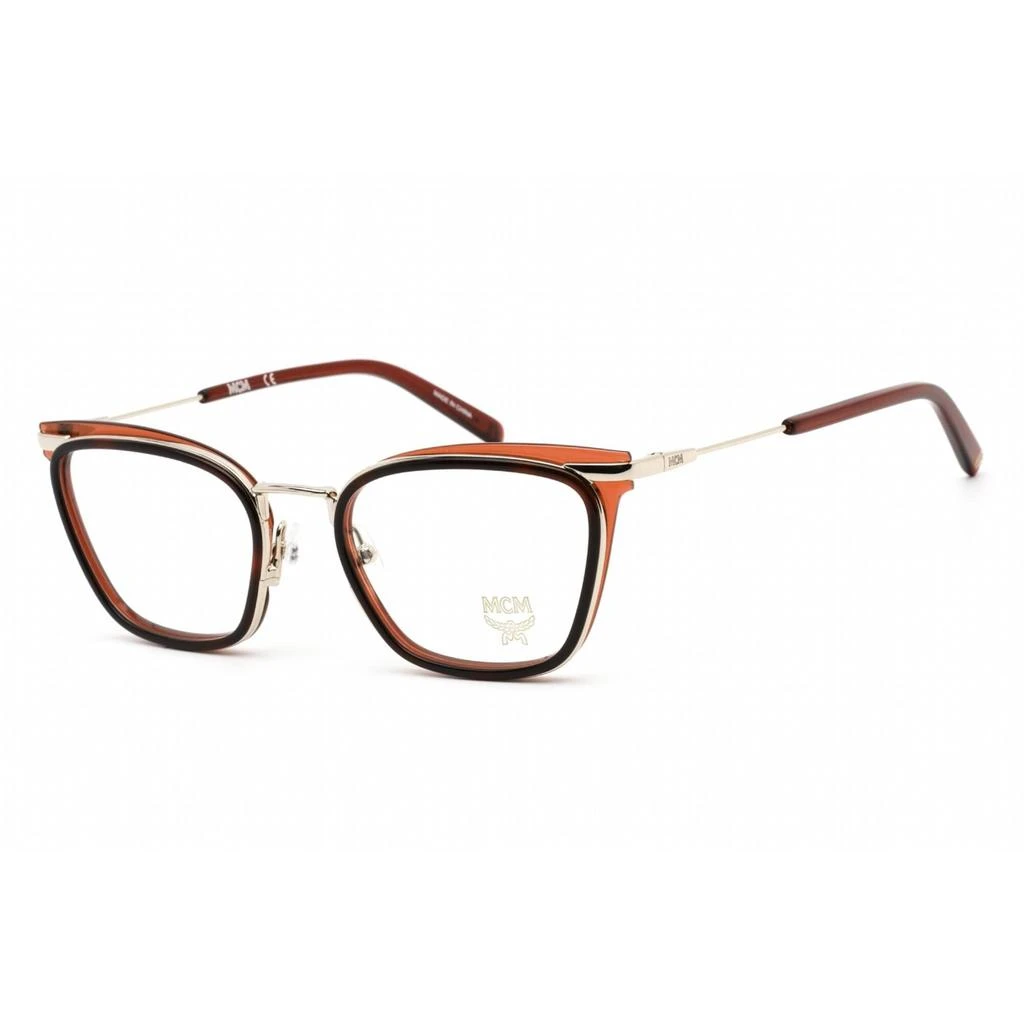 商品MCM|Mcm Unisex Eyeglasses - Clear Demo Lens Havana/Burgundy Cat Eye Frame | MCM2146 220,价格¥376,第1张图片