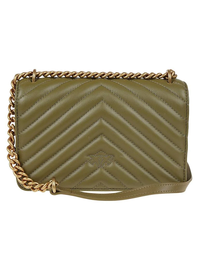 商品PINKO|Pinko Lovebird Quilted Chain-Linked Crossbody Bag,价格¥2177,第2张图片详细描述