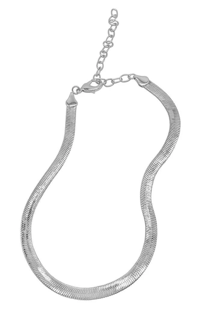 商品ADORNIA|14K Gold Plated Snake Chain Collar Necklace,价格¥302,第1张图片
