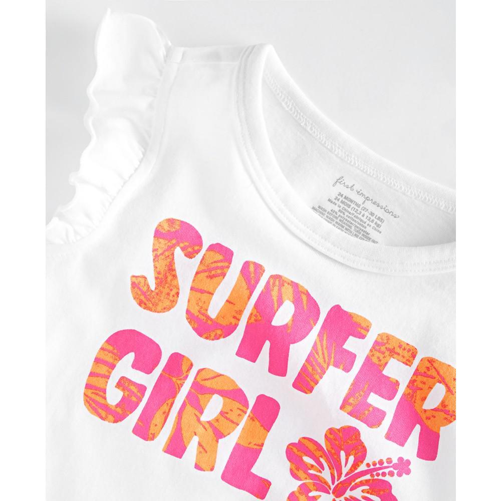 商品First Impressions|Baby Girls Surfer Girl T-Shirt, Created for Macy's,价格¥38,第5张图片详细描述