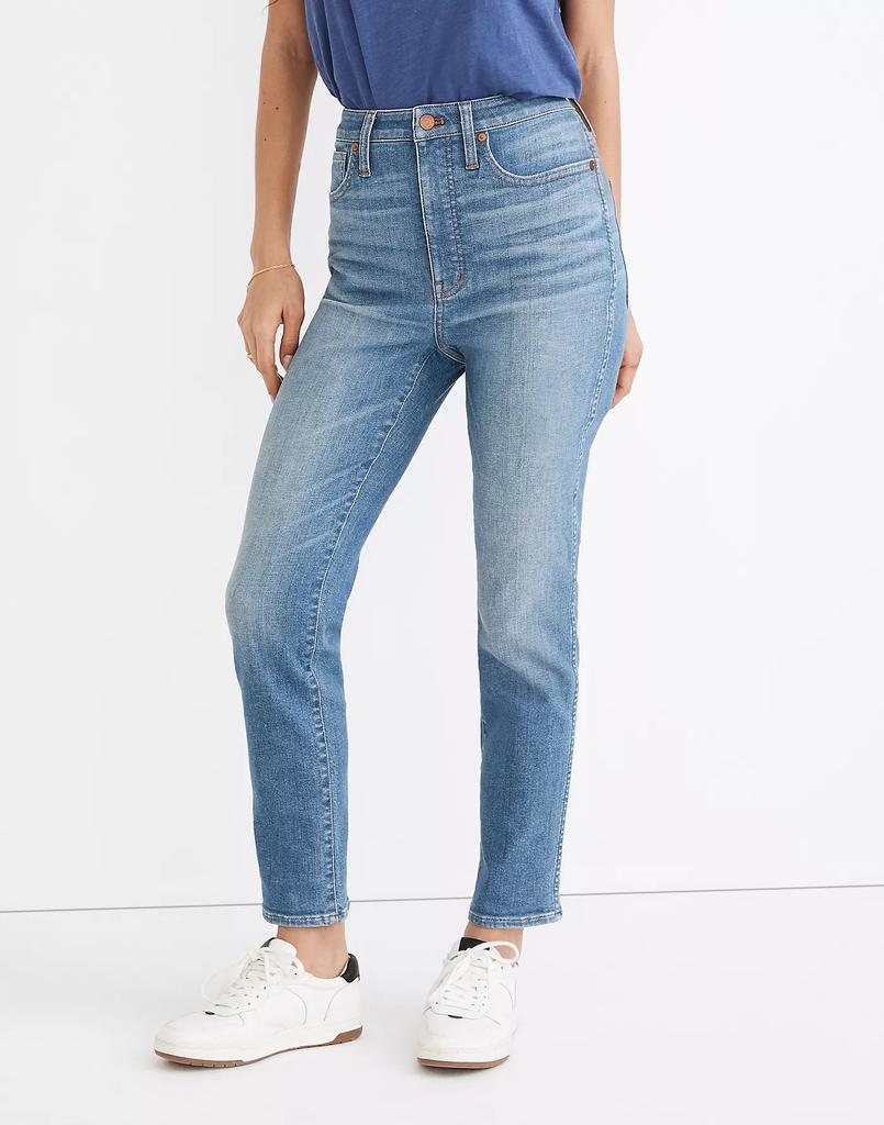 商品Madewell|Petite Curvy Stovepipe Jeans in Euclid Wash,价格¥599,第6张图片详细描述