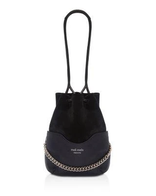 商品meli melo|Hetty Velvet & Leather Bucket Bag,价格¥2748,第1张图片