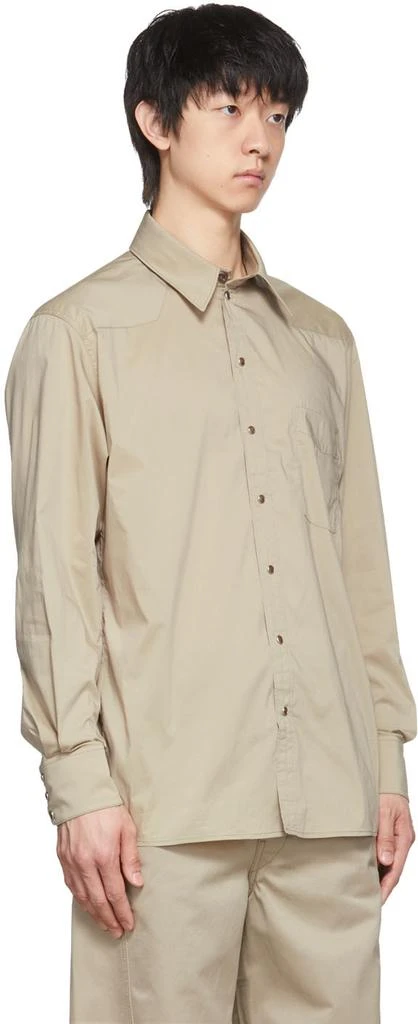 商品Lemaire|Beige Cotton Shirt,价格¥905,第2张图片详细描述