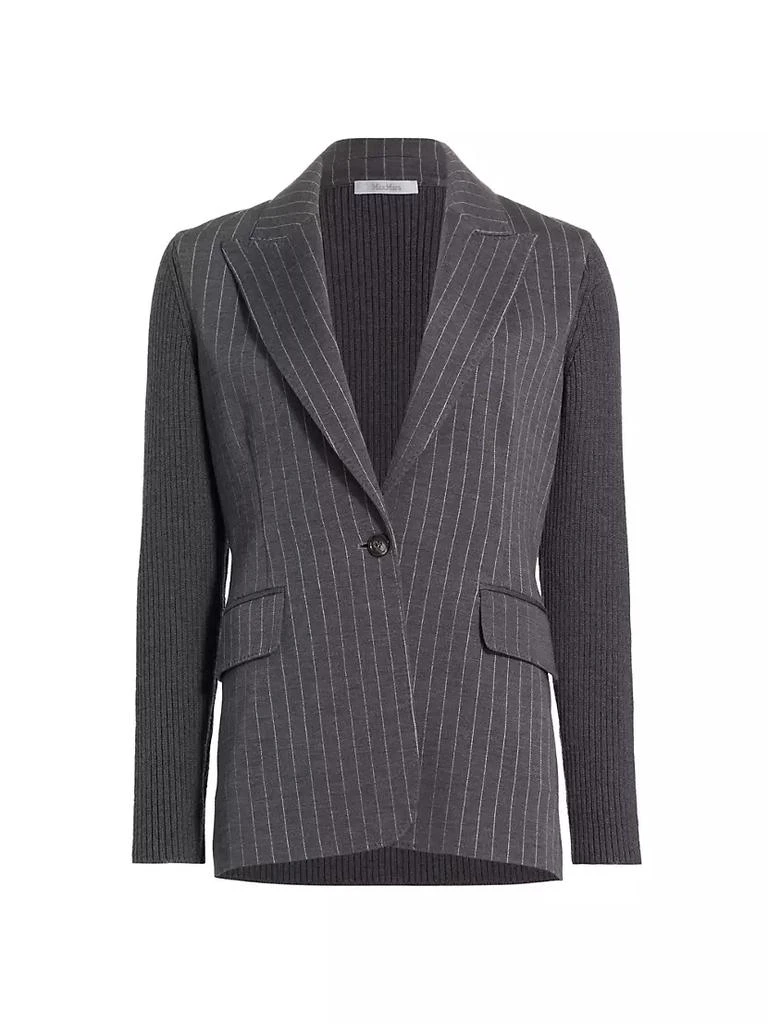 商品Max Mara|Quebec Wool Pinstripe Blazer,价格¥5048,第1张图片