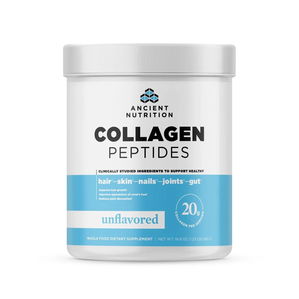 商品Ancient Nutrition|Collagen Peptides Protein | Powder Unflavored (28 Servings),价格¥296,第1张图片