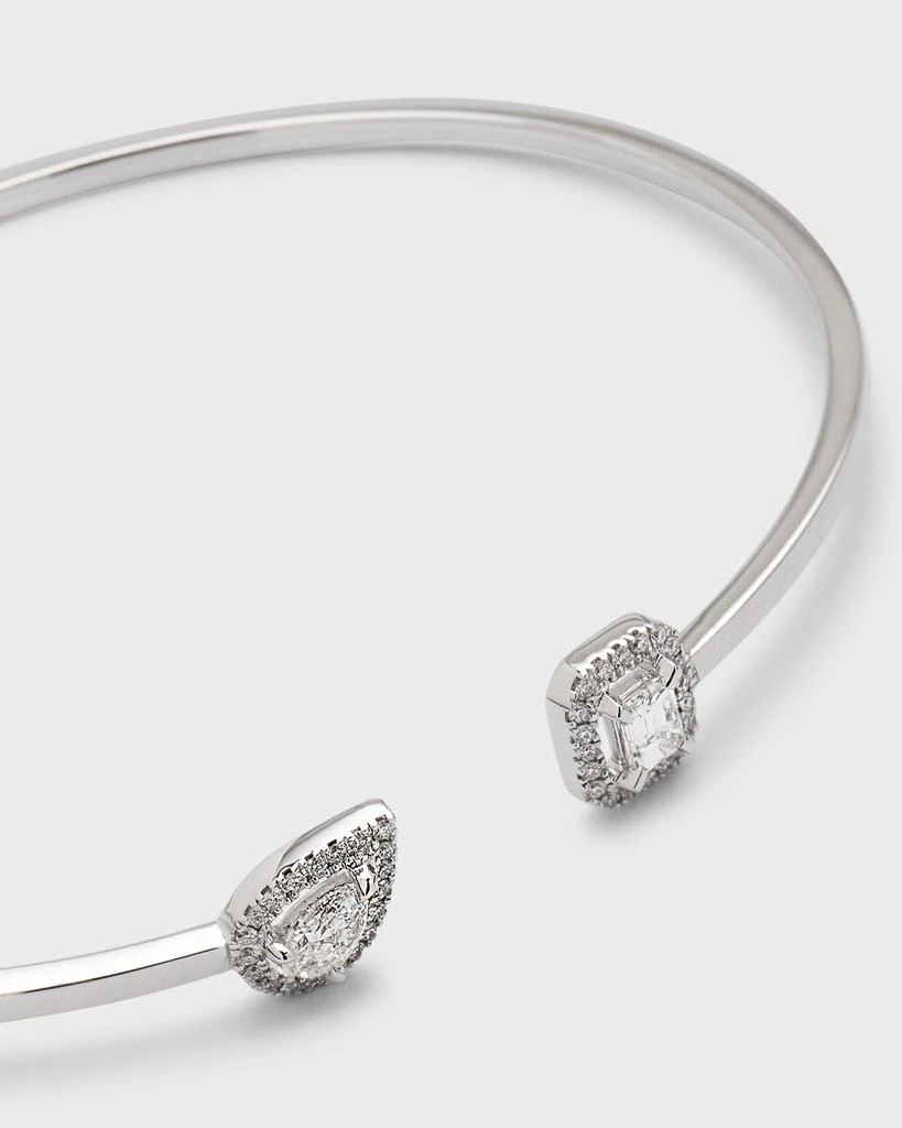 商品Messika|My Twin 18K White Gold Thin Bangle Bracelet,价格¥29106,第3张图片详细描述