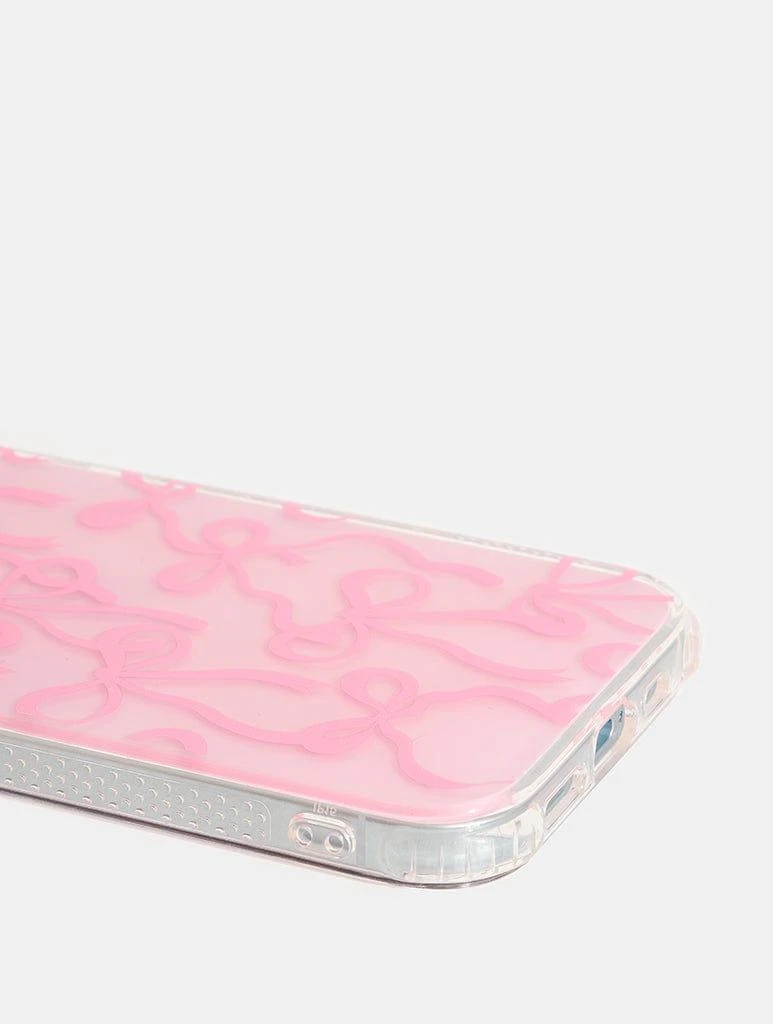 商品Skinnydip London|Pink Tinted Bow Shock iPhone Case,价格¥52,第4张图片详细描述