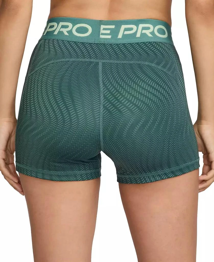 商品NIKE|Women's Pro Dri-FIT Mid-Rise 3" Printed Shorts,价格¥121,第2张图片详细描述