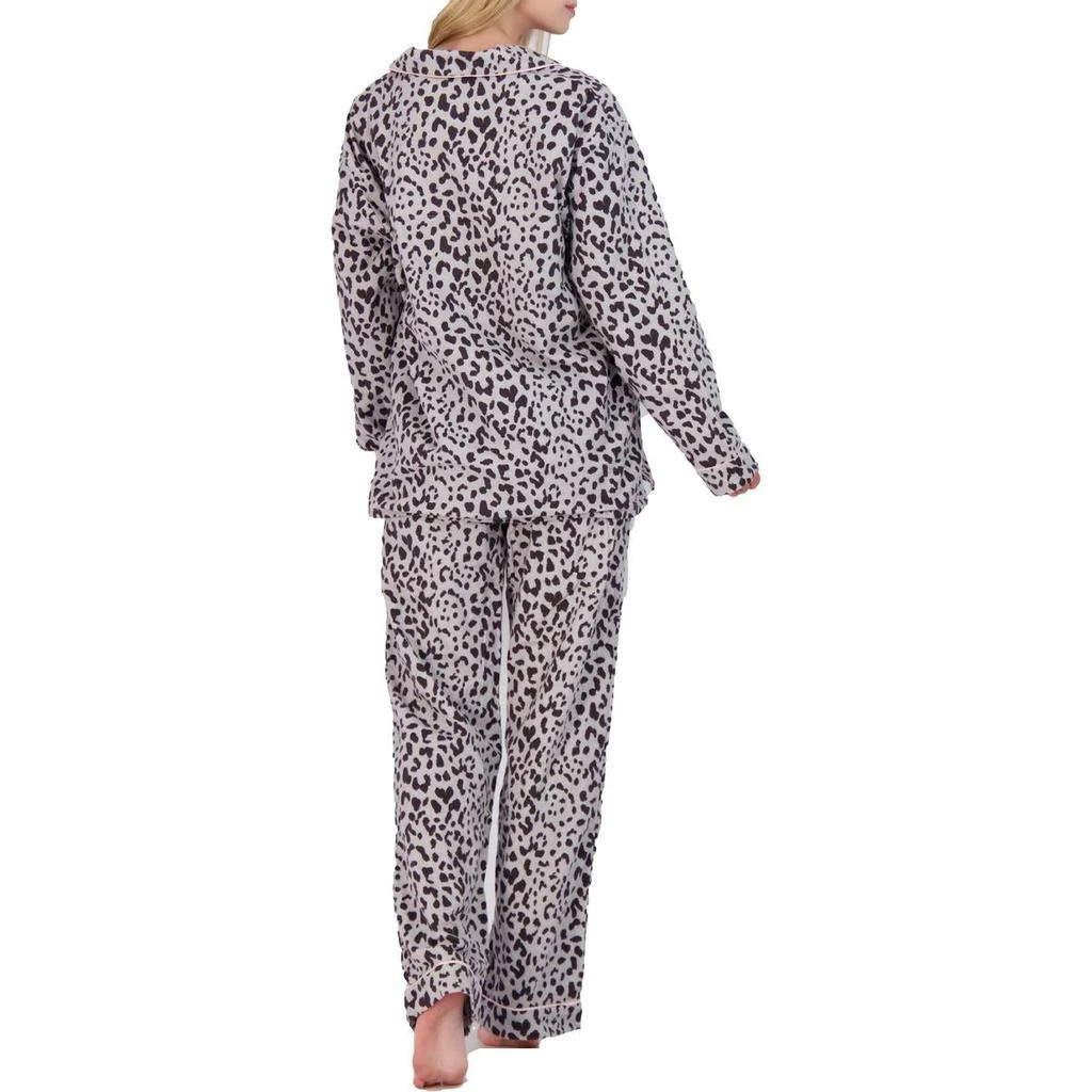 商品P.J. Salvage|PJ Salvage Women's 2 Piece Printed Flannel Top & Pants Sleepwear Set,价格¥115,第4张图片详细描述
