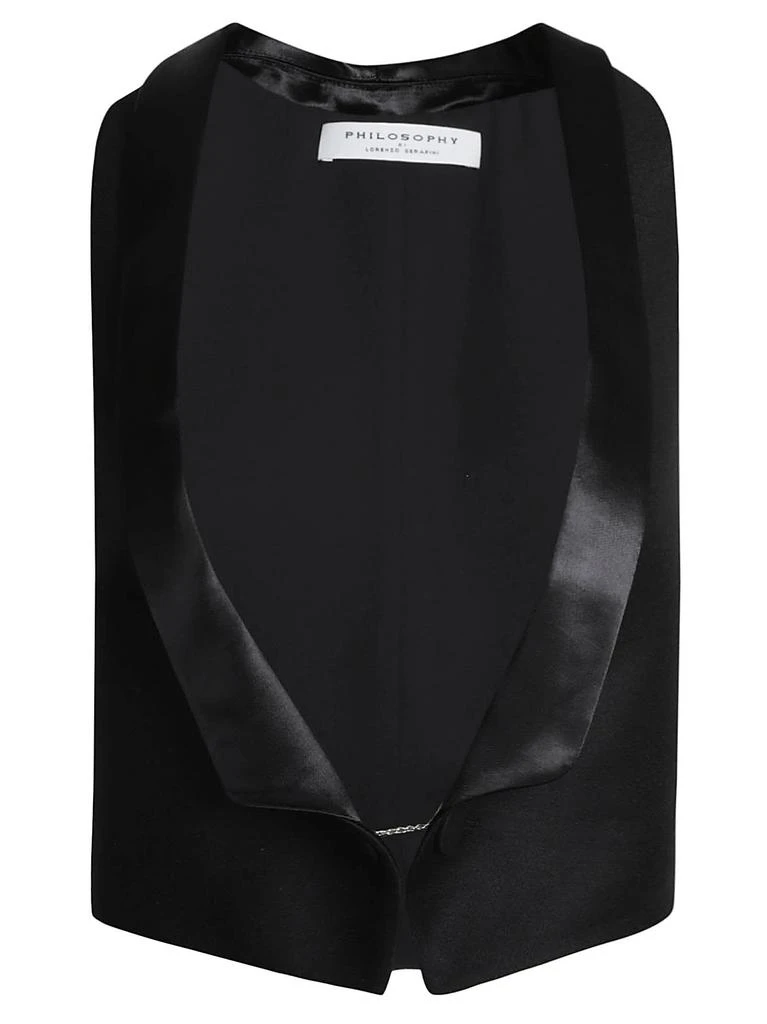商品PHILOSOPHY di LORENZO SERAFINI|Philosophy di Lorenzo Serafini Open Cropped Gilet,价格¥1523,第1张图片