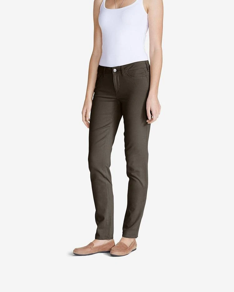 商品Eddie Bauer|Women&#39;s Elysian Twill Slim Straight Jeans - Slightly Curvy,价格¥409,第1张图片