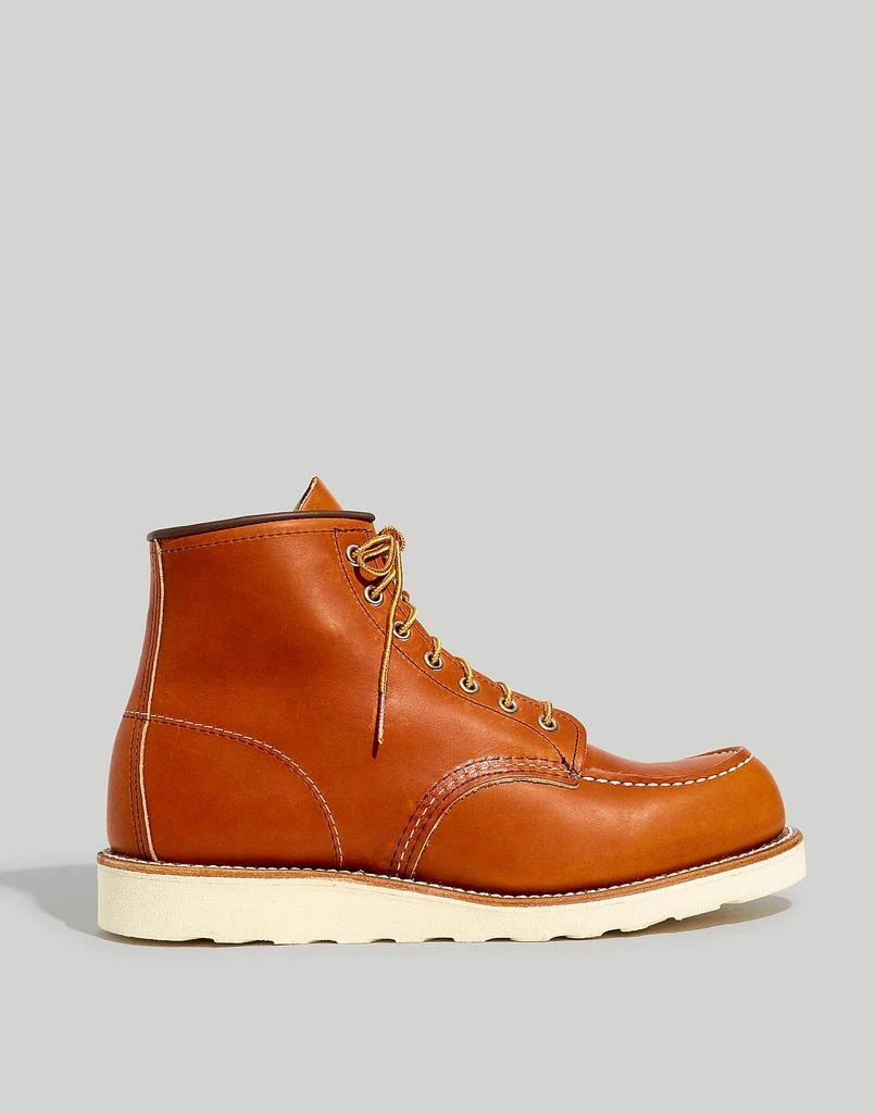 商品Red Wing|6-Inch Leather Classic Moc Lace-Up Boots,价格¥1792,第1张图片