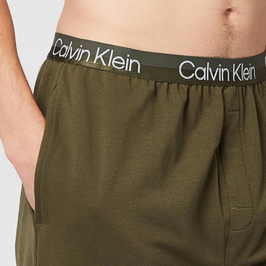 Calvin Klein Men's Sleep Shorts - Army Green商品第4张图片规格展示