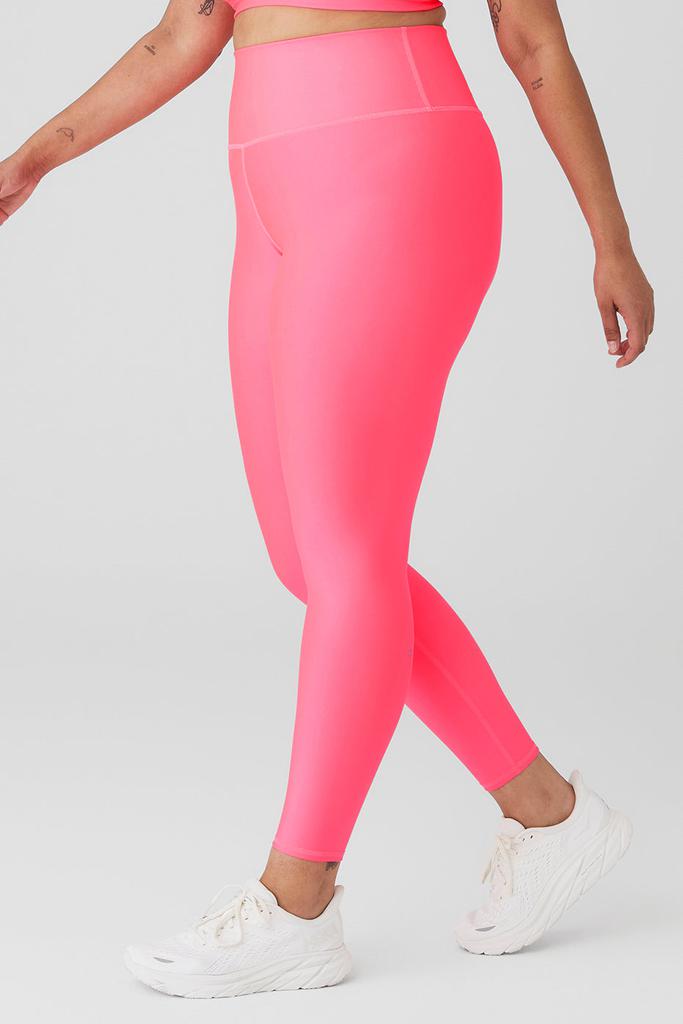 7/8 High-Waist Airlift Legging - Fluorescent Pink Coral商品第7张图片规格展示