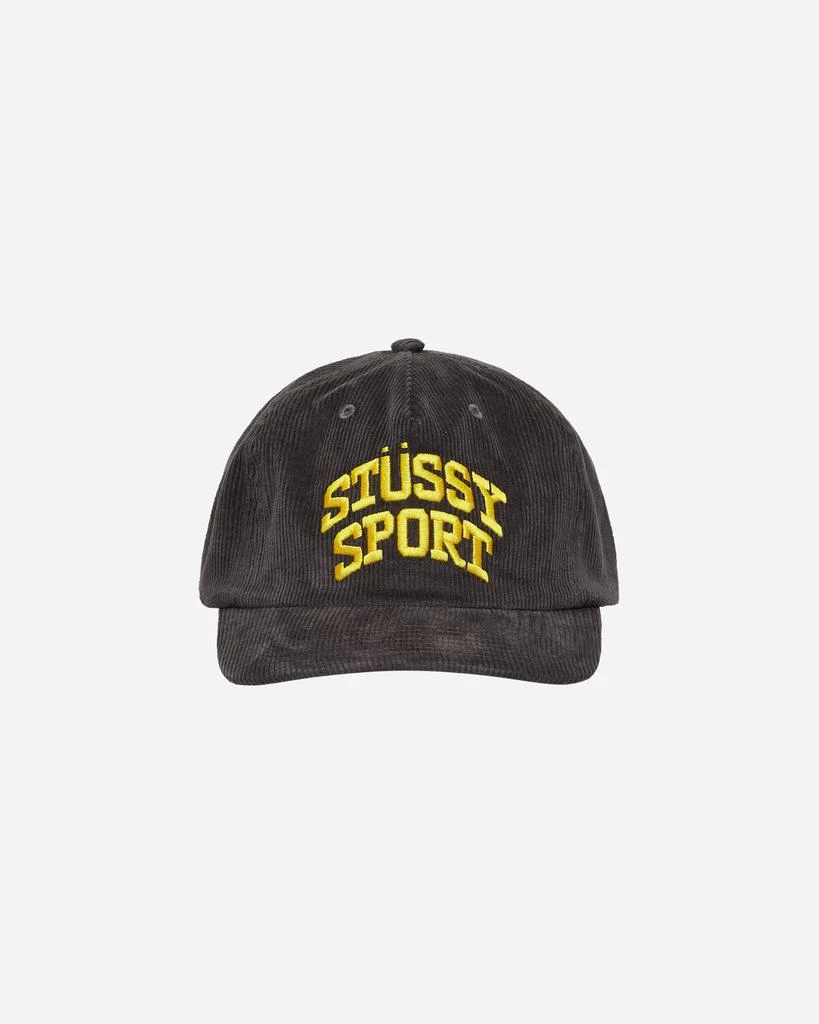 商品STUSSY|Sport Arch Strapback Cap Charcoal,价格¥393,第2张图片详细描述