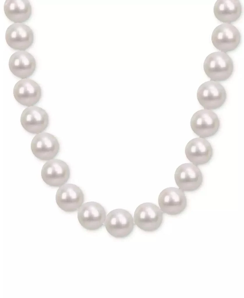 商品Macy's|Cultured Freshwater Pearl (9-10mm) Strand 18" Collar Necklace,价格¥911,第1张图片