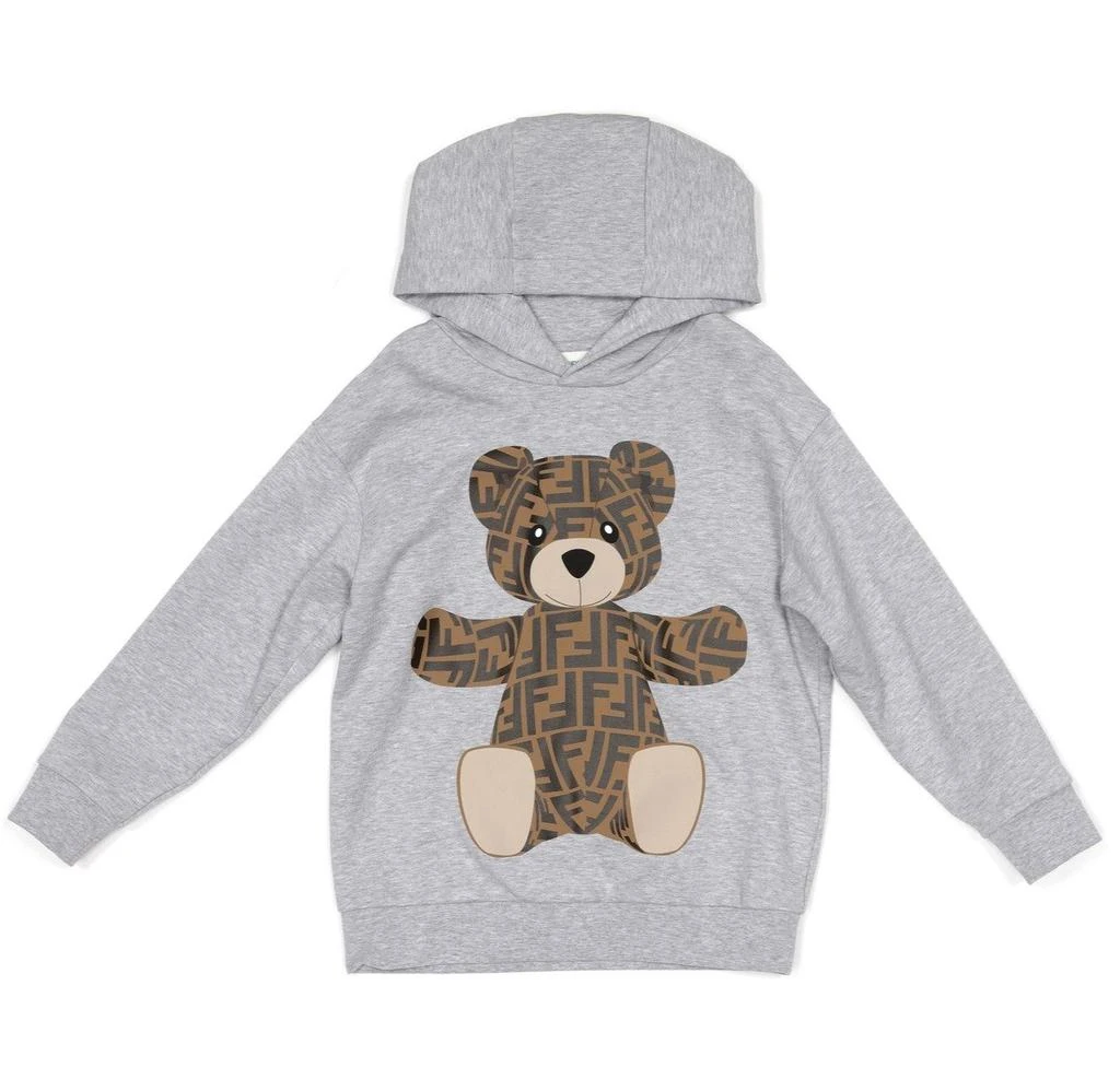 商品Fendi|Fendi Kids Teddy Bear Long-Sleeved Hoodie,价格¥4267,第1张图片