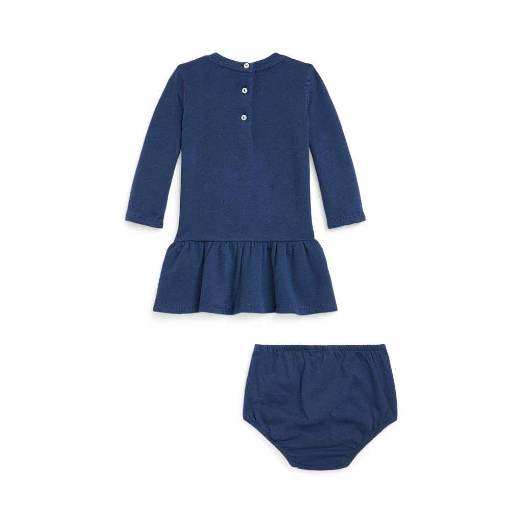 商品Ralph Lauren|Polo Bear Fleece Dress & Bloomer (Infant),价格¥161,第2张图片详细描述