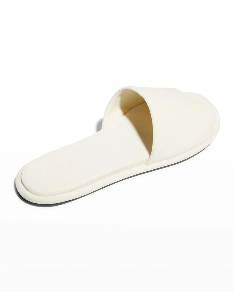 商品The Row|Canal Velvet Flat Slippers,价格¥1477,第3张图片详细描述