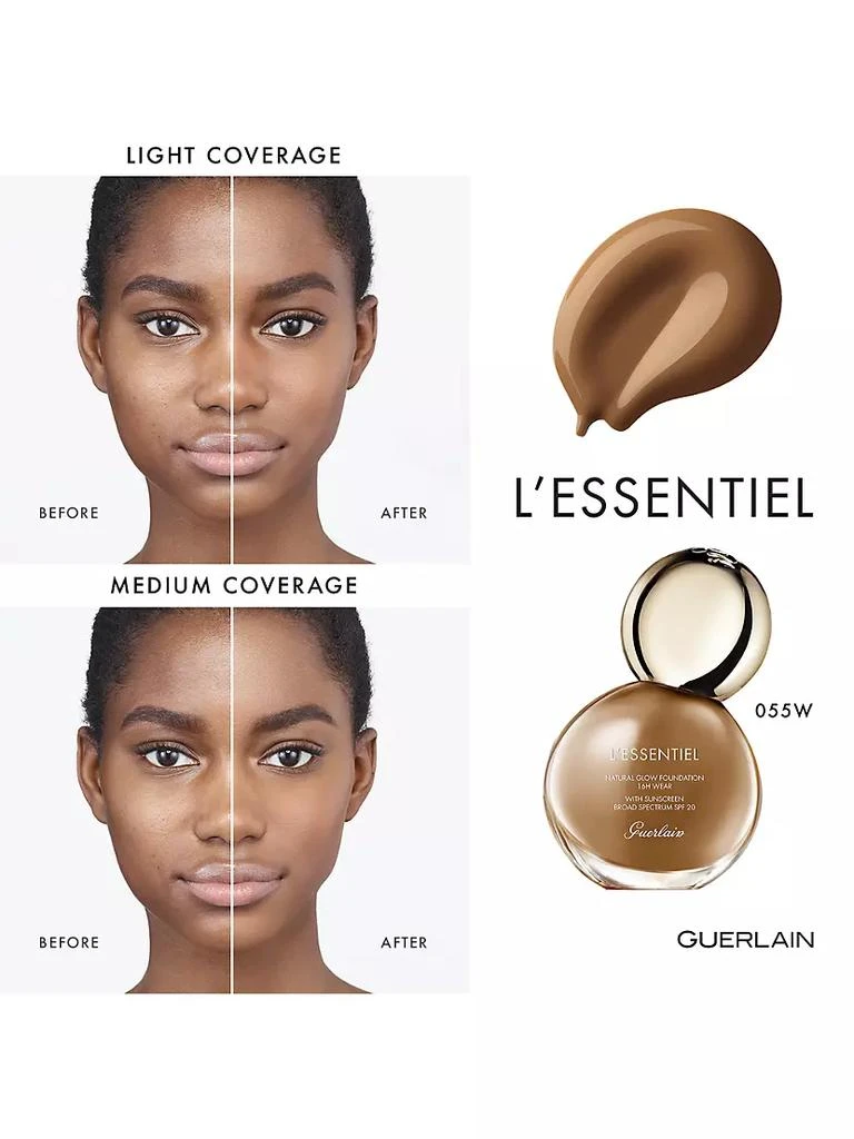 商品Guerlain|L'Essentiel Natural 16H Wear Foundation SPF 20,价格¥455,第4张图片详细描述