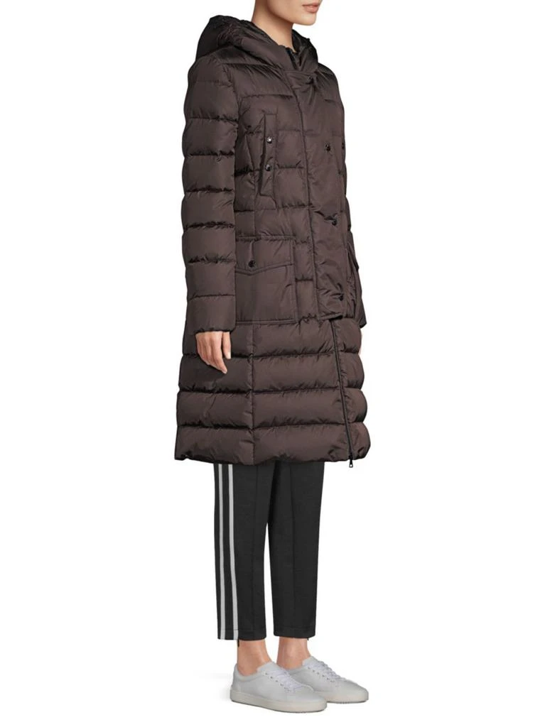 商品Moncler|Khloe Fur-Trim Hood Matte Coat,价格¥15263,第3张图片详细描述