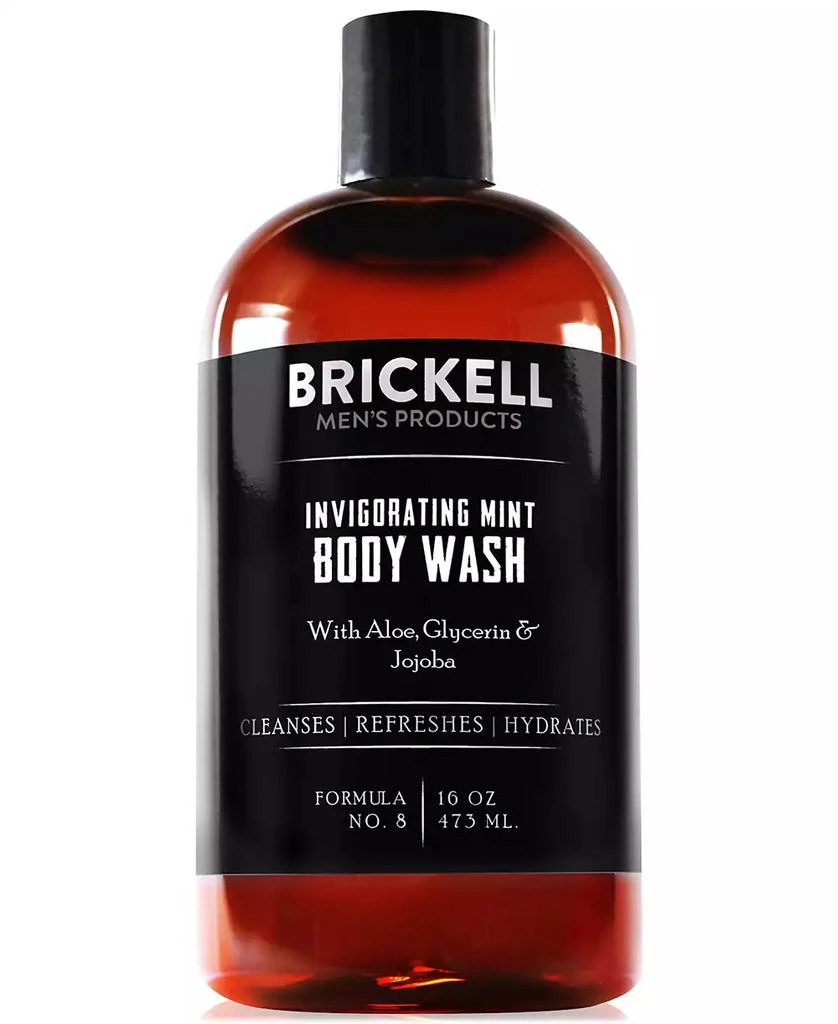 商品Brickell Mens Products|Brickell Men's Products Invigorating Mint Body Wash, 16 oz.,价格¥188,第1张图片