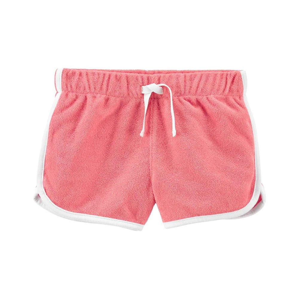 商品Carter's|Toddler Girls Pull-on Terry Shorts,价格¥24,第1张图片
