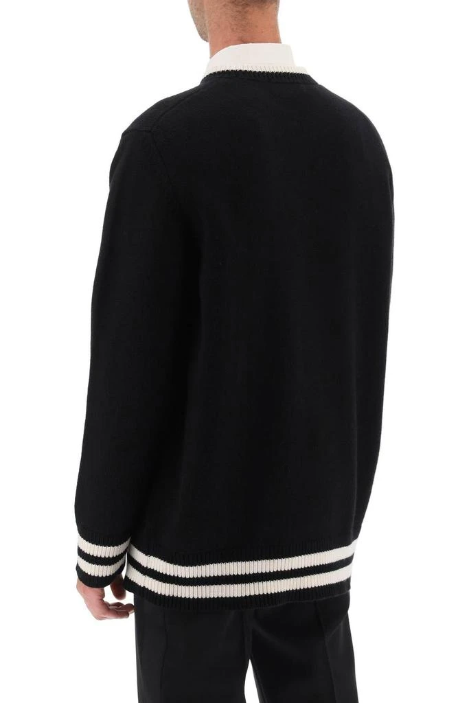商品Alexander McQueen|Varsity sweater with Skull motif,价格¥3417,第4张图片详细描述