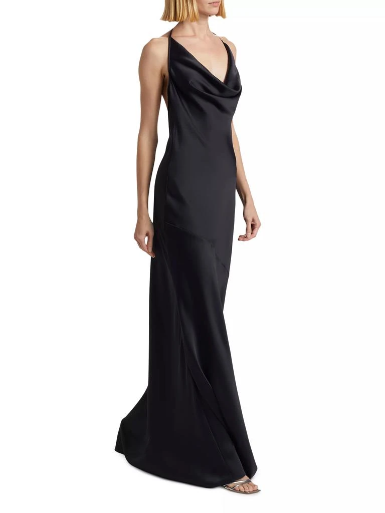 商品Ramy Brook|Haleigh Charmeuse Cowlneck Gown,价格¥4461,第2张图片详细描述