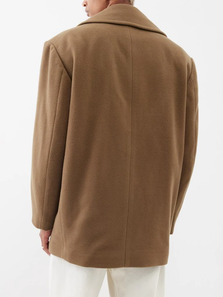 商品Lemaire|Double-breasted wool pea coat,价格¥5793,第5张图片详细描述