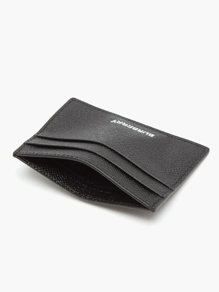 商品Burberry|Sandon grained-leather cardholder,价格¥1808,第4张图片详细描述