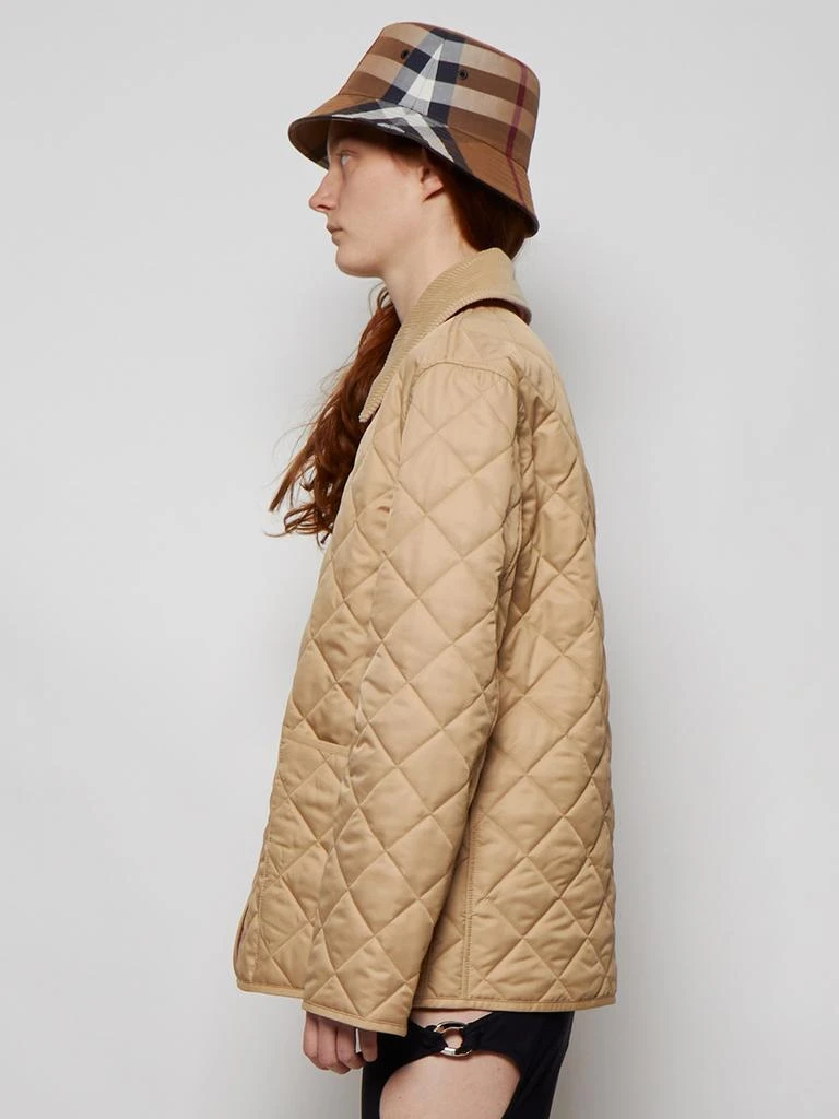 商品Burberry|Corduroy Collar Diamond Quilted Barn Jacket,价格¥7816,第4张图片详细描述