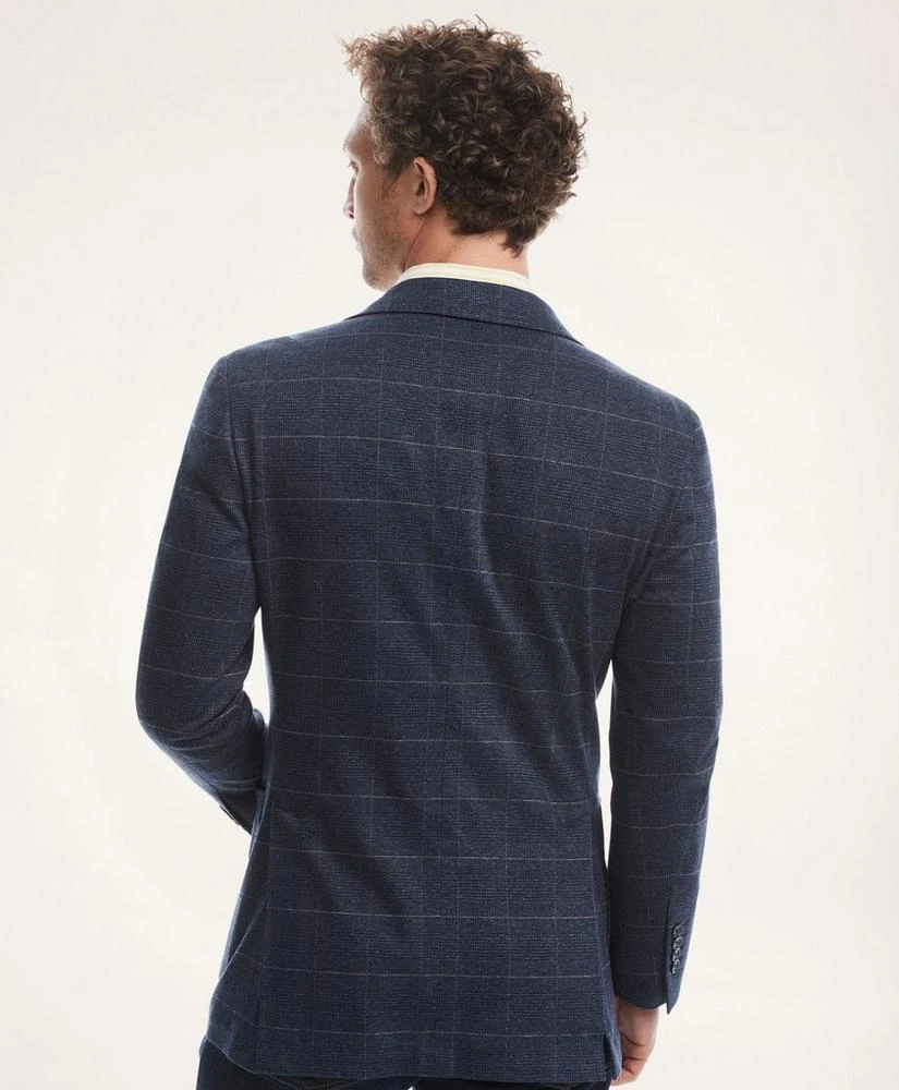 商品Brooks Brothers|Regent Reguar-Fit Italian Knit Windowpane Sport Coat,价格¥2079,第3张图片详细描述