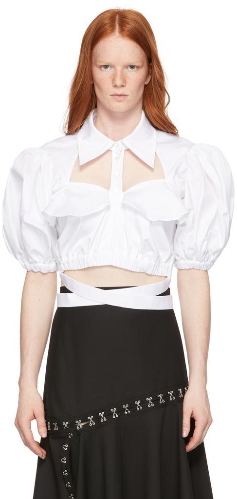 商品Rokh|White Open Top Shirt,价格¥3044,第1张图片