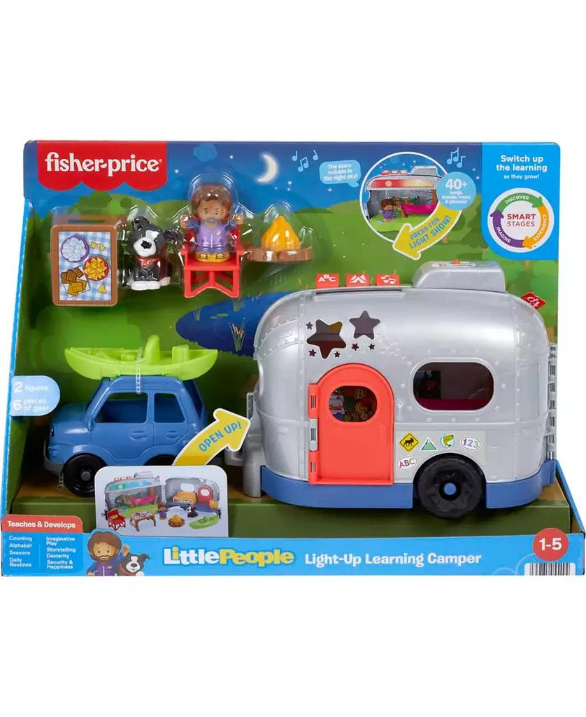 商品Fisher Price|Little People Light-Up Learning Camper Set,价格¥247,第5张图片详细描述