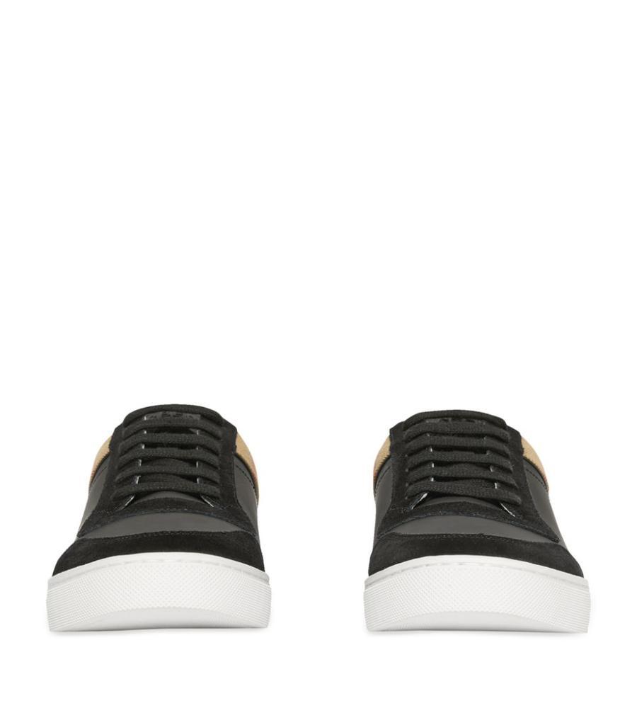 商品Burberry|House check low-top sneakers,价格¥3245,第4张图片详细描述