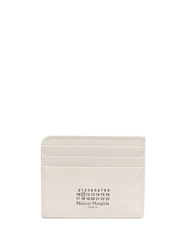 商品MAISON MARGIELA|MAISON MARGIELA logo-print leather card holder,价格¥1445,第2张图片详细描述