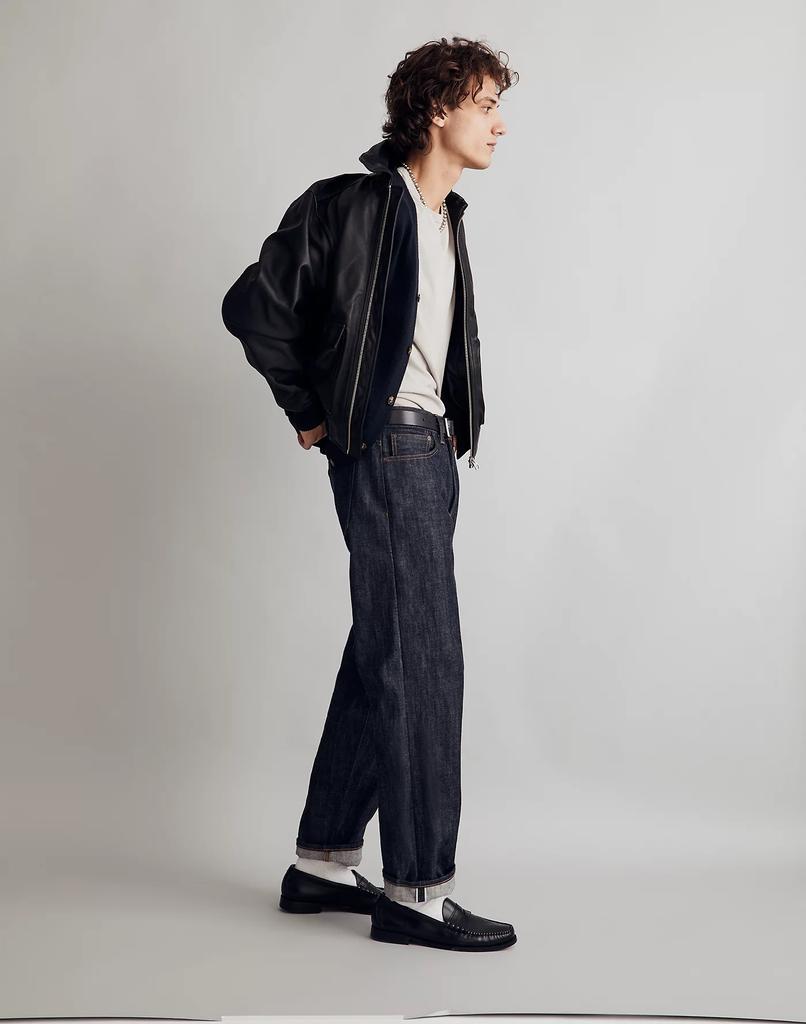 商品Madewell|Vintage Relaxed Straight Jeans in Raw Indigo Wash,价格¥1481,第5张图片详细描述