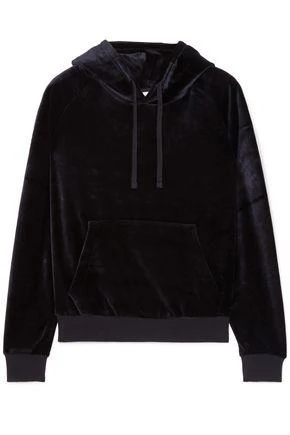 商品Vetements|Crystal-embellished velour hooded top,价格¥3563,第1张图片