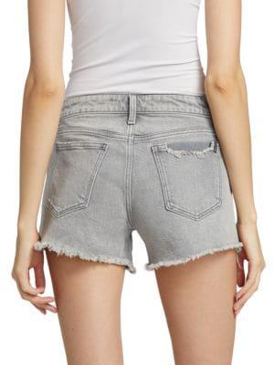 The Ozzie Low-Rise Stretch Denim Shorts商品第2张图片规格展示