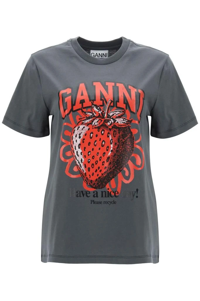 商品Ganni|t-shirt with graphic print,价格¥457,第1张图片