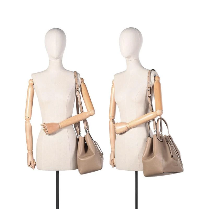 商品[国内直发] Michael Kors|MK 女包 迈克·科尔斯 MICHAEL KORS 专柜款HALLY系列棕色小号单肩包 30F1G2HM6L LUGGAGE,价格¥1544,第3张图片详细描述