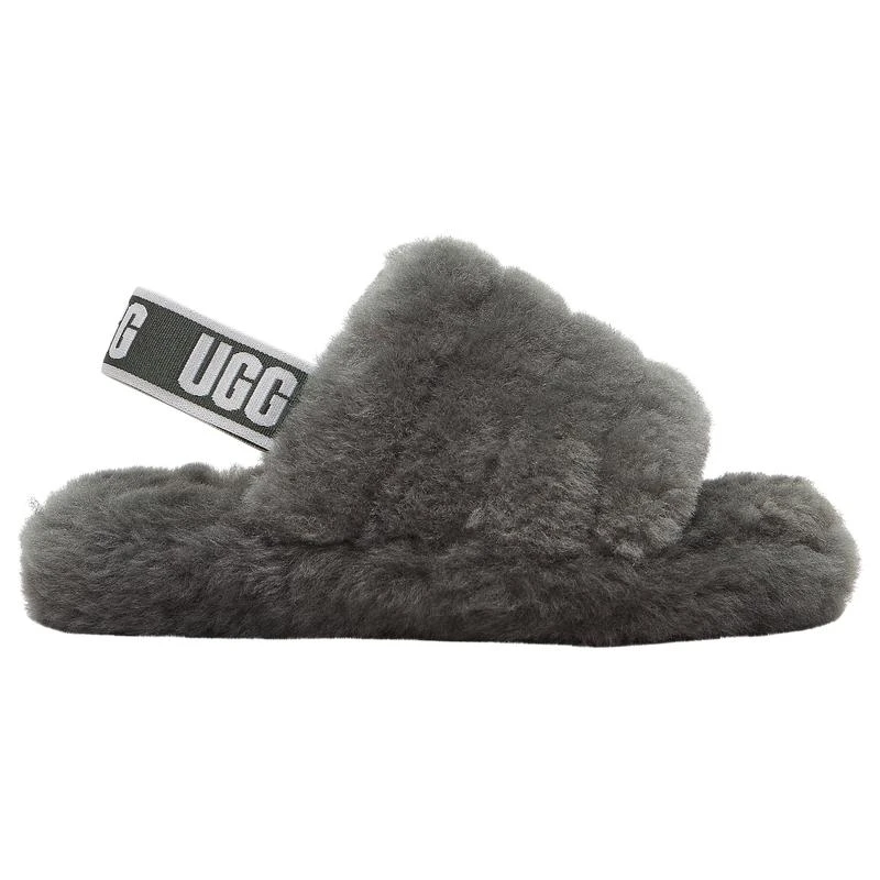 商品UGG|UGG Fluff Yeah Slide - Girls' Preschool,价格¥373,第1张图片