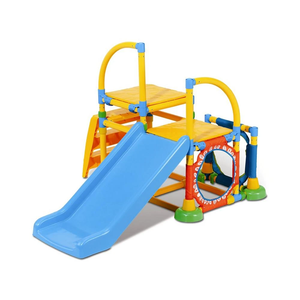 商品Group Sales|Grow'n Up Climb N Slide Childrens Indoor or Outdoor Gym Set, 3-foot,价格¥1507,第1张图片