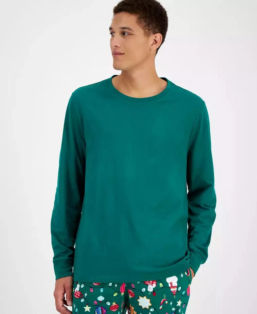 商品Holiday Lane|Men's Ornament Mix It Cotton Matching Family Pajamas Set, Created for Macy's,价格¥158,第2张图片详细描述