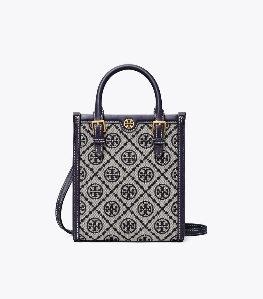 商品Tory Burch|Mini T Monogram Tote,价格¥2480,第3张图片详细描述