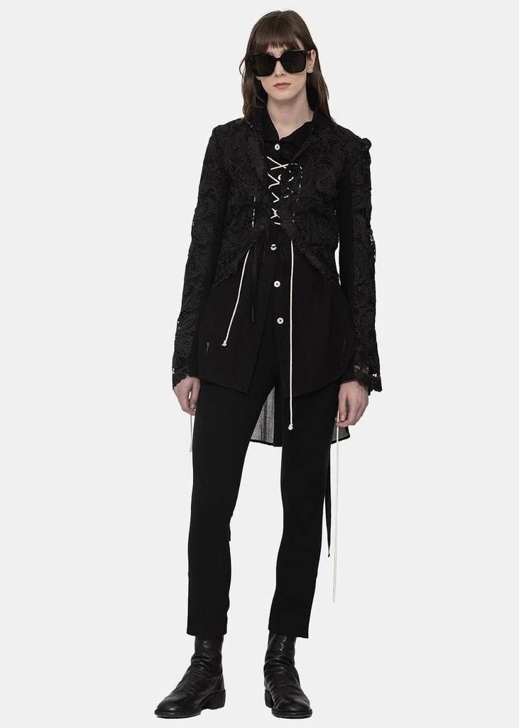 商品ANN DEMEULEMEESTER|Ann Demeulemeester Black Jasmin Pants,价格¥5695,第4张图片详细描述