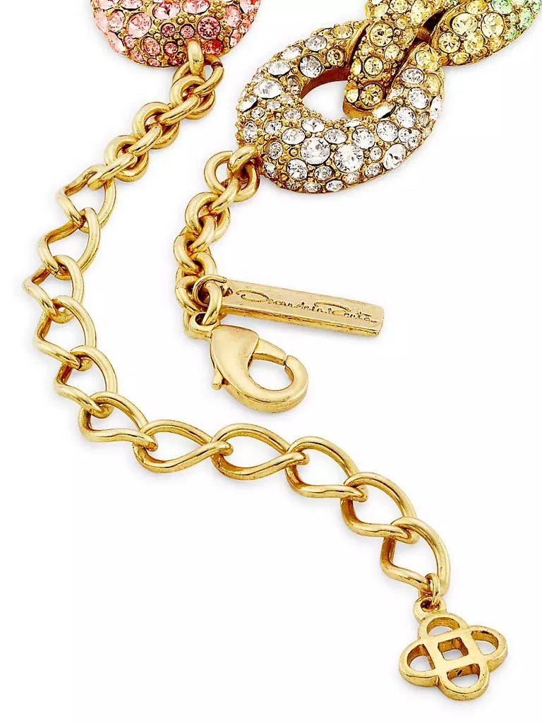 商品Oscar de la Renta|Fortuna Goldtone &amp; Glass Crystal Collar Necklace,价格¥14888,第3张图片详细描述