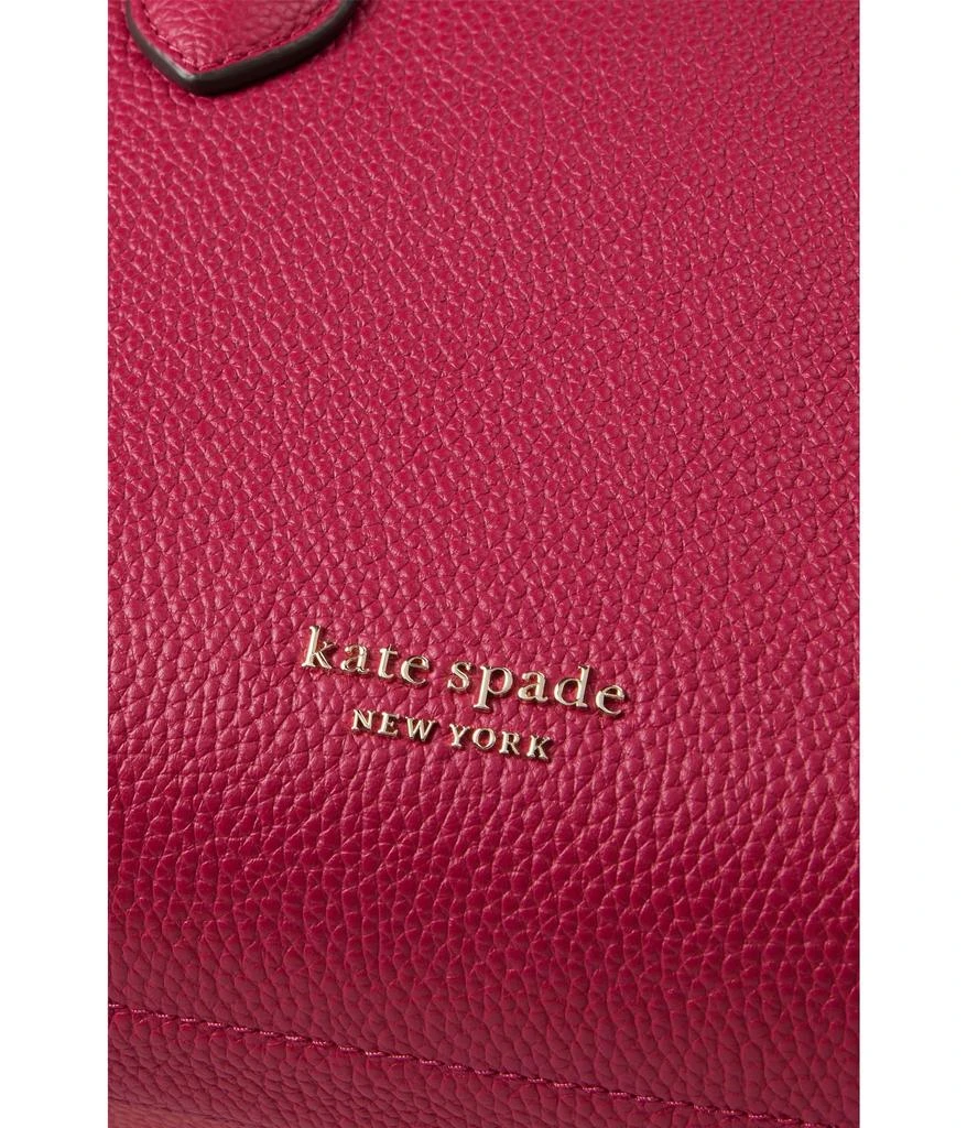 商品Kate Spade|Knott Color-Blocked Pebbled Leather Medium Zip Top Satchel,价格¥1511,第4张图片详细描述